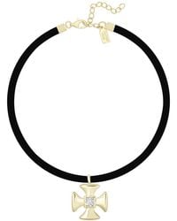 Electric Picks - 14K Plated Grace Statement Necklace - Lyst
