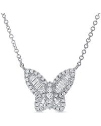 Sabrina Designs - 14K 0.41 Ct. Tw. Diamond Butterfly Necklace - Lyst