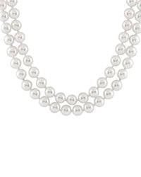 Splendid - Silver 7-8mm Shell Pearl Necklace - Lyst