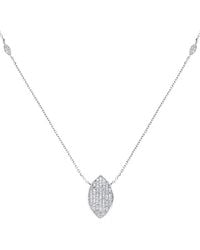 Diana M. Jewels - Fine Jewelry 14k 0.22 Ct. Tw. Diamond Necklace - Lyst