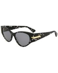Bottega Veneta - Bv1002S 55Mm Sunglasses - Lyst