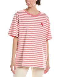 Marimekko - Tasaraita Unikko T-shirt - Lyst