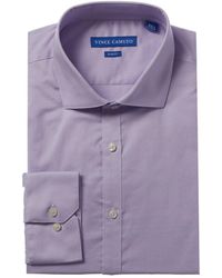 Vince Camuto Mens Slim Fit Glen Plaid Dress Shirt