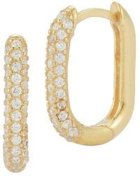 Glaze Jewelry - 14K Plated Cz Earrings - Lyst