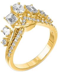 Lab Grown Diamonds - 18K Vermeil 1.19 Ct. Tw. Lab-Grown Diamond Engagement Ring - Lyst