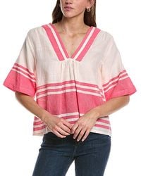 lemlem - Rita V-Neck Top - Lyst