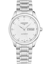 Longines - Master Collection Diamond Watch - Lyst