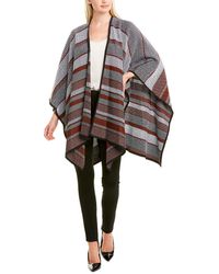 St. John Catamaran Silk-trim Wool-blend Wrap - Multicolour