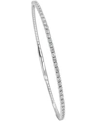 Sabrina Designs - 14k 1.00 Ct. Tw. Diamond Flexible Bangle Bracelet - Lyst