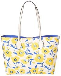 Kate Spade - Bleecker Sunshine Floral Printed Large Tote - Lyst