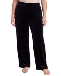 Anne Klein - Plus High Rise Wide Leg Pant - Lyst