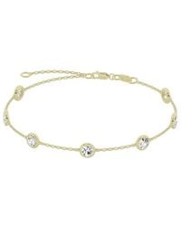 Lab Grown Diamonds - 14K 2.00 Ct. Tw. Lab Grown Diamond Station Bracelet - Lyst