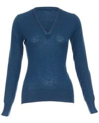 McQueen - Wool V-Neck Sweater, Size Int (Authentic Pre-Loved) - Lyst
