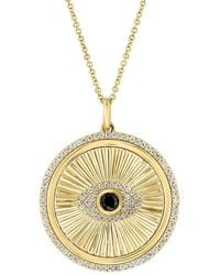 Effy Fine Jewelry - 14K 0.49 Ct. Tw. Diamond Necklace - Lyst