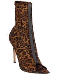 Gianvito Rossi - Hiroko 105 Lycra & Vinyl Bootie - Lyst