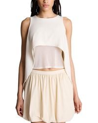 Kenneth Cole - Layered High Low Tank - Lyst