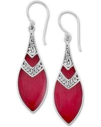 Samuel B. - Coral Earrings - Lyst