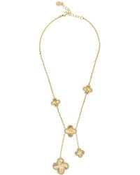 Rivka Friedman - Cz 18K Plated Necklace - Lyst