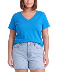 Eileen Fisher - Plus V-Neck T-Shirt - Lyst