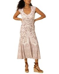Hale Bob - Alia Midi Dress - Lyst
