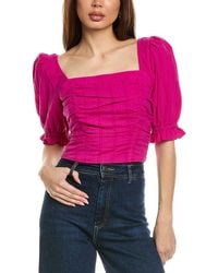 Saltwater Luxe - Ruched Crop Top - Lyst