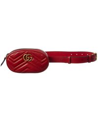 gucci bag belt red