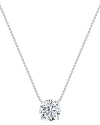 Lab Grown Diamonds - 14K 0.25 Ct. Tw. Lab-Grown Diamond Pendant - Lyst