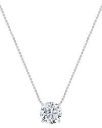 Lab Grown Diamonds - 14K 0.25 Ct. Tw. Lab-Grown Diamond Pendant - Lyst