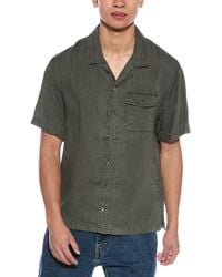 James Perse - Pocket Linen Shirt - Lyst