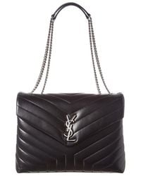 Saint Laurent - Loulou Medium Matelasse Y Leather Chain Satchel - Lyst