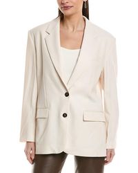 Brunello Cucinelli - Wool-Blend Blazer - Lyst