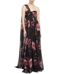 Halston - Lina Chiffon Gown - Lyst