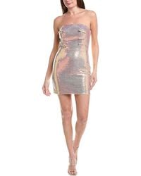 Rene Ruiz - Strapless Bodycon Mini Dress - Lyst