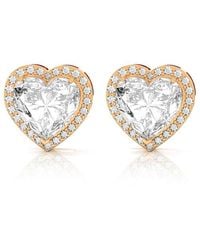 Amairah - 14K Rose 2.00 Ct. Tw. Lab-Grown Diamond Stud Earrings - Lyst