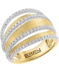 Effy Fine Jewelry - 14K 0.58 Ct. Tw. Diamond Ring - Lyst
