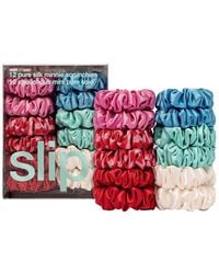 Slip - Pure Silk Set Of 12 Minnie Scrunchies - Lyst