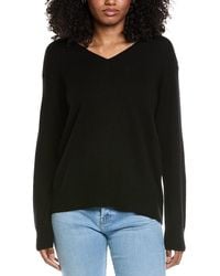 Vince - Boxy Wool & Cashmere-Blend Sweater - Lyst