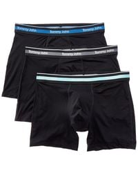 Tommy John - Set Of 3 Comfort Micro 4In Boxer Brief - Lyst