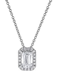 Lab Grown Diamonds - 14K 0.82 Ct. Tw. Lab-Grown Diamond Pendant - Lyst