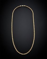 Italian Gold - 14k Rope Chain Necklace - Lyst