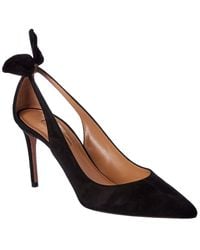 Aquazzura - Deneuve 60 Suede Pump - Lyst