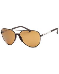 Emporio Armani Ea2059 61mm Polarized Sunglasses - Brown