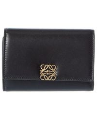 Loewe - Puffer Anagram Small Leather Vertical Wallet - Lyst