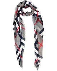 Blue Pacific - Classic Plaid Scarf - Lyst