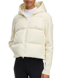 Canada Goose - Hybridge Wide Quilt Knit Wool Hoodie - Lyst