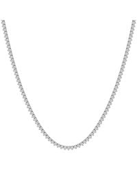 Lab Grown Diamonds - 14K 6.00 Ct. Tw. Lab-Grown Diamond Tennis Necklace - Lyst