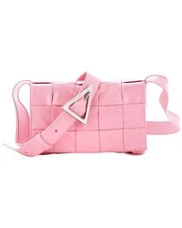 Bottega Veneta - Maxi Intrecciato Leather Cassette Crossbody Small (Authentic Pre-Loved) - Lyst
