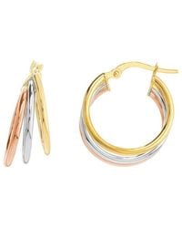 HAWLEY ST - 14K Hoop Earrings - Lyst