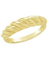Sterling Forever - 14k Over Silver Graham Twist Band Ring - Lyst