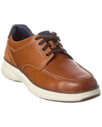 Clarks - Mullan Moc Leather Oxford - Lyst